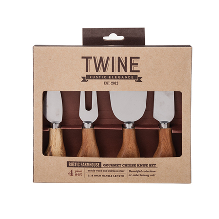 TWINE CHEESE KNIVES GOURMET4PK 3367